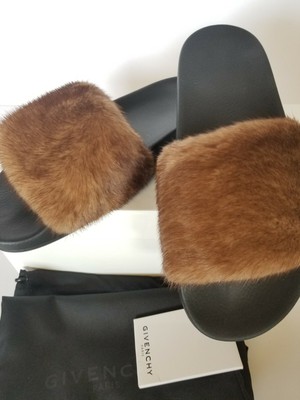 givenchy slides fur