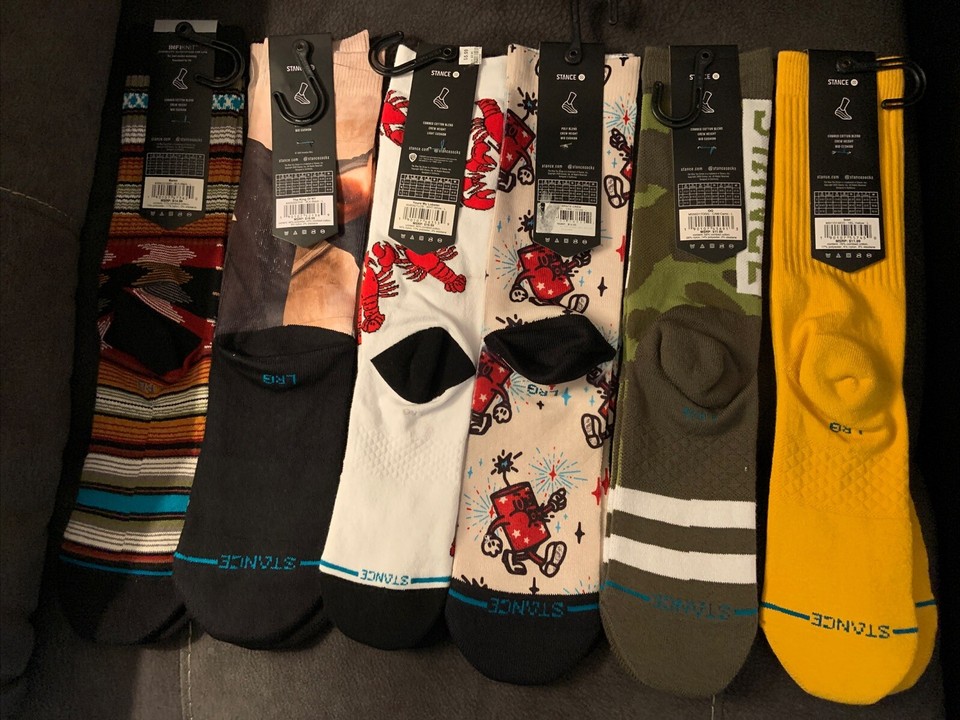 Stance Mens Socks Lot Of 6 Size Large eBay