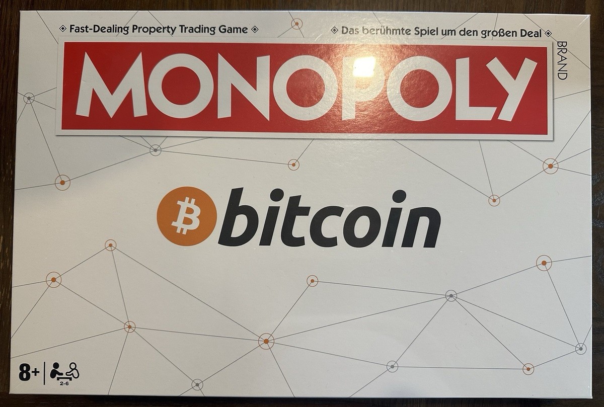 Bitcoin Monopoly Limited Edition Rare Official HASBRO (only 804