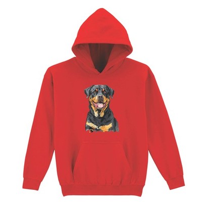 Rottweiler Hund Tiere Kinder Hoodie Grafikdesign Kinder Kapuzenpullover