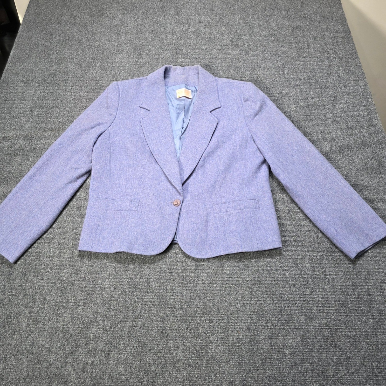 VTG Pendleton Women's Blazer Jacket Periwinkle Bl… - image 1