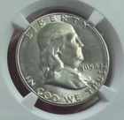NGC MS64 1954-S Franklin Half Dollar