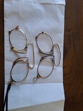  Coppia di occhiali da naso antichi 