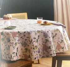 Threshold Floral Tablecloth Spring Easter Round 70"