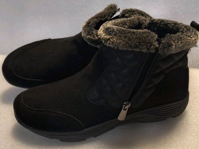 Easy Spirit Stivaletti Donna Vance12 Borchie In Pelle Sintetica | Neri Con Cerniera