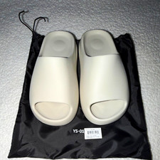 Yeezy YS-01 Cream Rubber Slide Sandals Men's US 7 Slip-On New w/ Box
