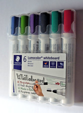 Staedler 6 Lumocolor Whiteboard Marker 2mm  gebraucht