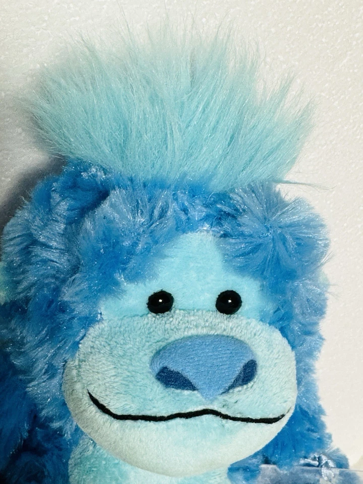 Ganz Webkinz Groovy Gorilla Blue 9”HM741 Blue NO CODE EUC - Image 2 of 4