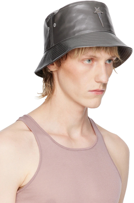 RICK OWENS x CHAMPION Silver Metallic Edition Gilligan Bucket Hat