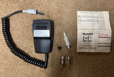 Vintage Numark Noise Cancelling Power CB Microphone With Volume Control Untested