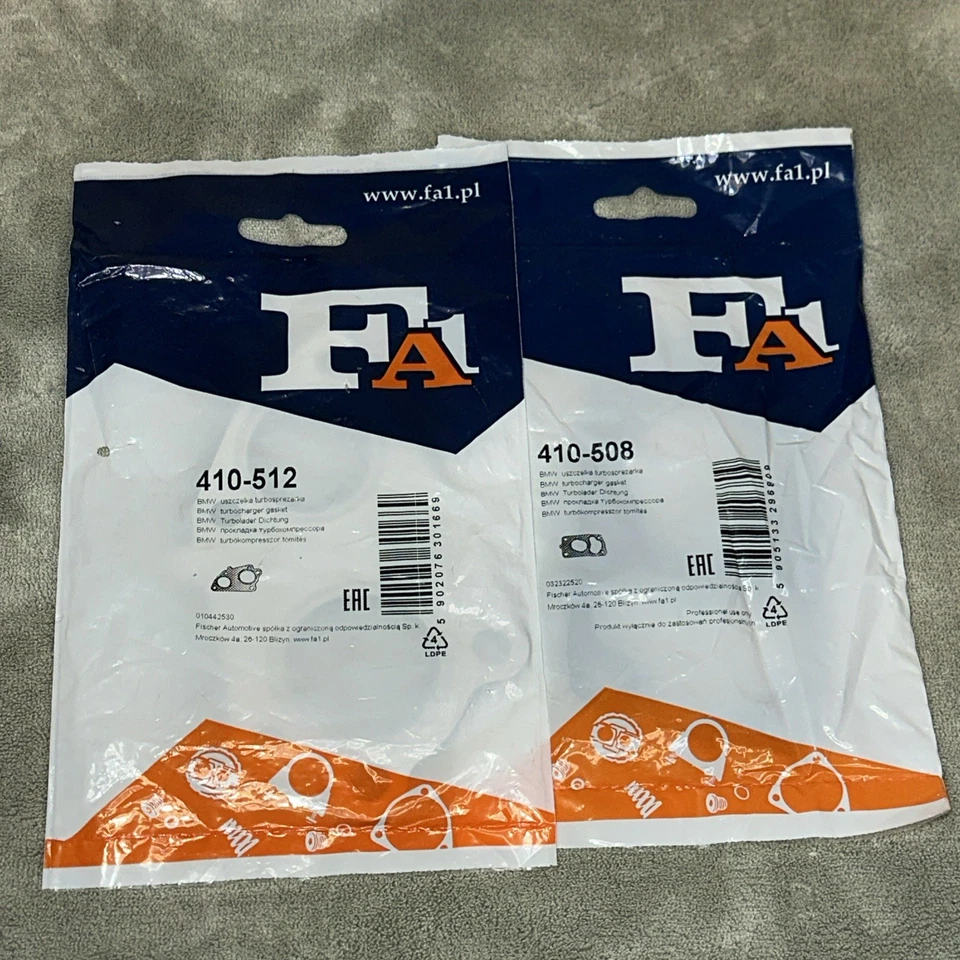 USA✅Gasket set, Exhaust Turbocharger Lower and Upper BMW 11657802593 1165780754 - Image 2 of 2