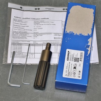 Gedore Cleanroom Torque Screwdriver CRS100-0135FH, 1/4'' Hex Tip, 14 to 135 cN-m