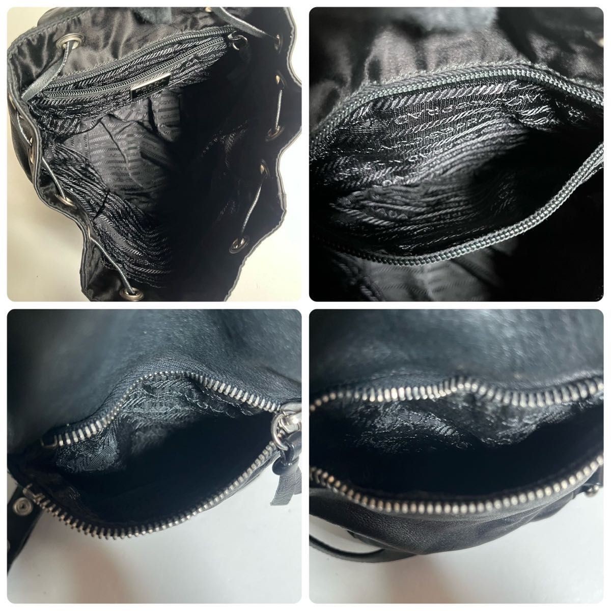 Rare extremely good condition PRADA backpack tess… - image 8