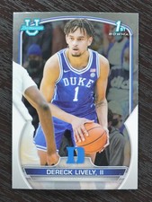 Dereck Lively II 2023 Bowman U Chrome 1st Bowman #100 Mavericks / Duke