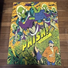 Phish Poster  2021 Noblesville Deer Creek  Concert Artist Edition Signed /100