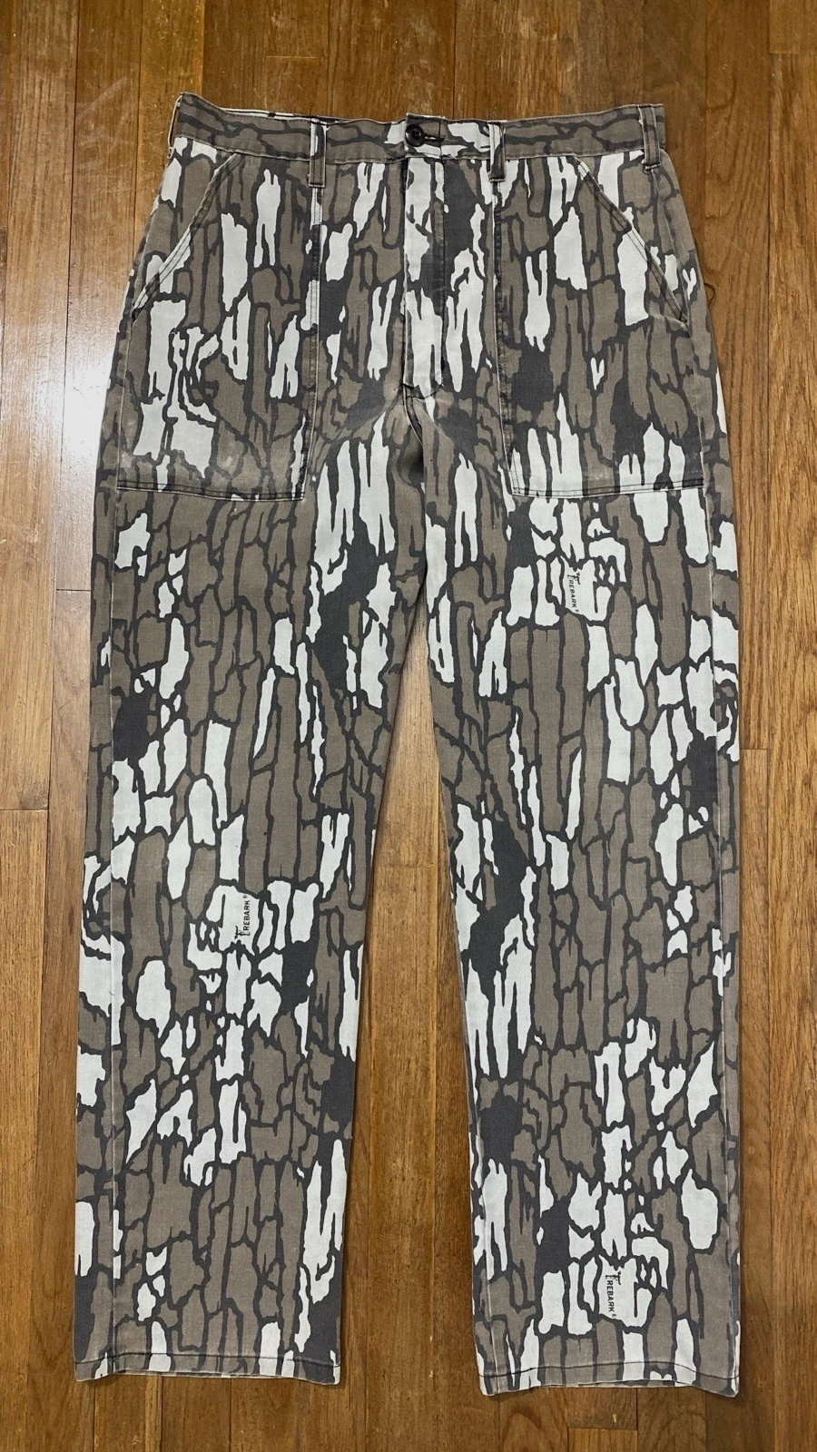 Vtg Trebark Men's Camo Pants Talon 42 Zip 34x31.5 Hunting Fishing Hiking Outdoor