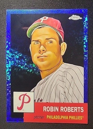 2022 Topps Chrome - #156 Robin Roberts Blue Atomic Refractor 84/199 - Picture 1 of 7