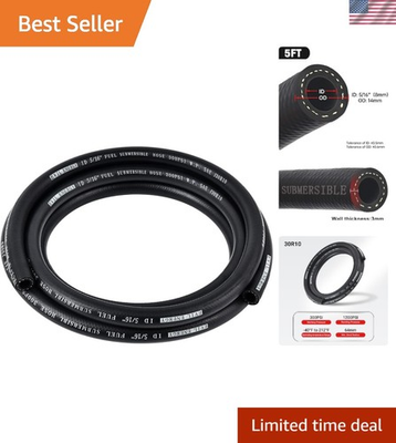 #ad High Pressure 5FT E85 Fuel Line Hose 5 16quot; Compatible with Automotive Systems $104.64