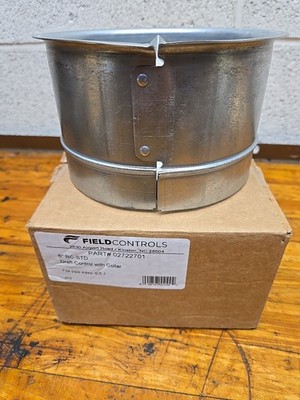 Field Controls 02722701 6'' RC-STD Barometric Draft Control with Collar