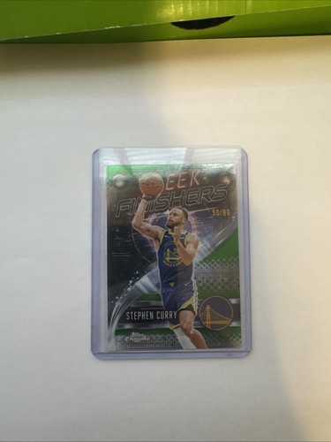 Stephen Curry [Refractor Gold] #SF-1 2025 Topps Chrome Sleek Finishers card