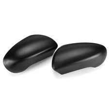 2X Spiegelkappe Spiegel Geh&auml;use Abdeckung Schwarz f&uuml;r Nissan Qashqai 2007-2014