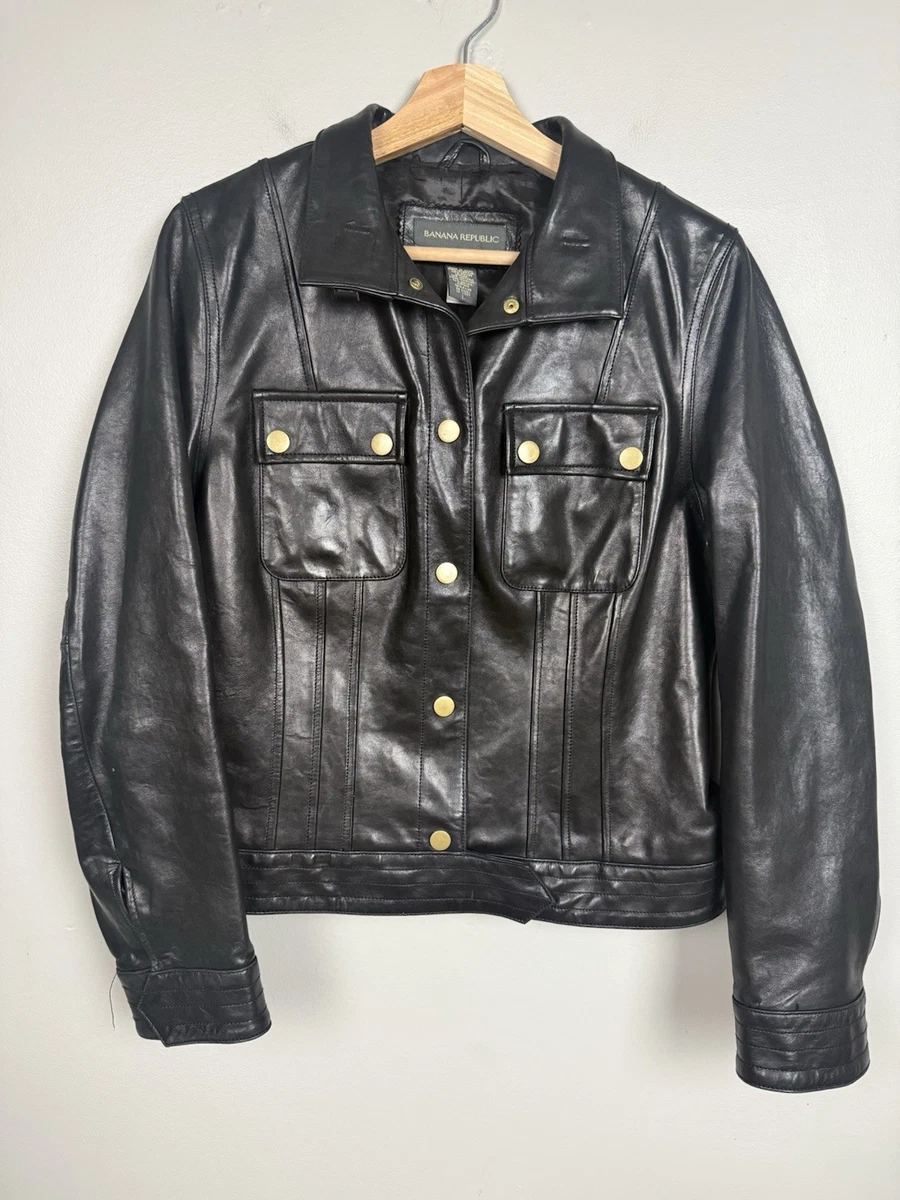 Banana Republic Coats, Jackets & Vests Leather Outer Shell for