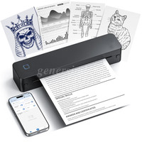 A4 Portable Thermal Printer Wireless Bluetooth Inkless Mobile Travel Printer