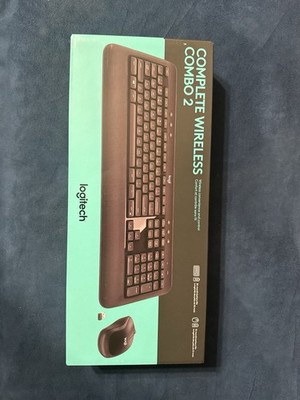 Logitech Advanced Keyboard and Mouse Combo Desktop - Black: Ergonomic Design,...
