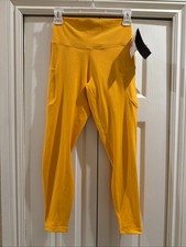 Nike Women's One High Waisted 7/8 Leggings with Pockets Orange FN3241-717 M 60