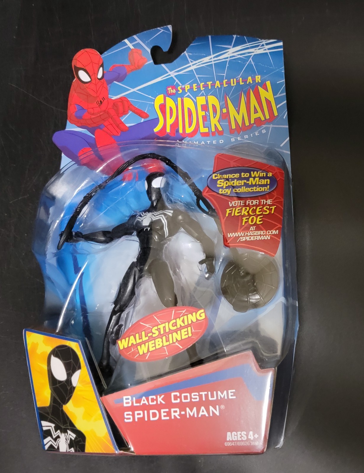 Spectacular Spider-Man Animated Series Spider-Man Wal-Sticking Webline Sealed