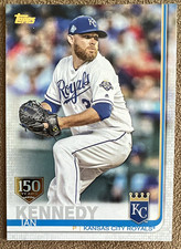 2019 Topps - Ian Kennedy #108 150th Anniversary Foil Parallel Kansas City Royals
