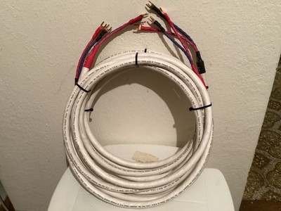 Tara Labs RSC Prime 500  15 Feet Speaker Cables With Tara Lab Gold Plated spades