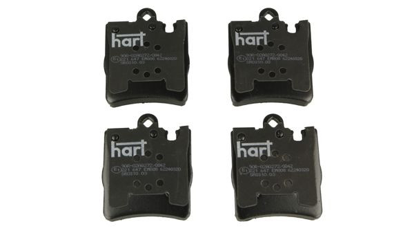 Hart 221 647 Bremsbelagsatz, Scheibenbremse FüR MERCEDES-BENZ-image