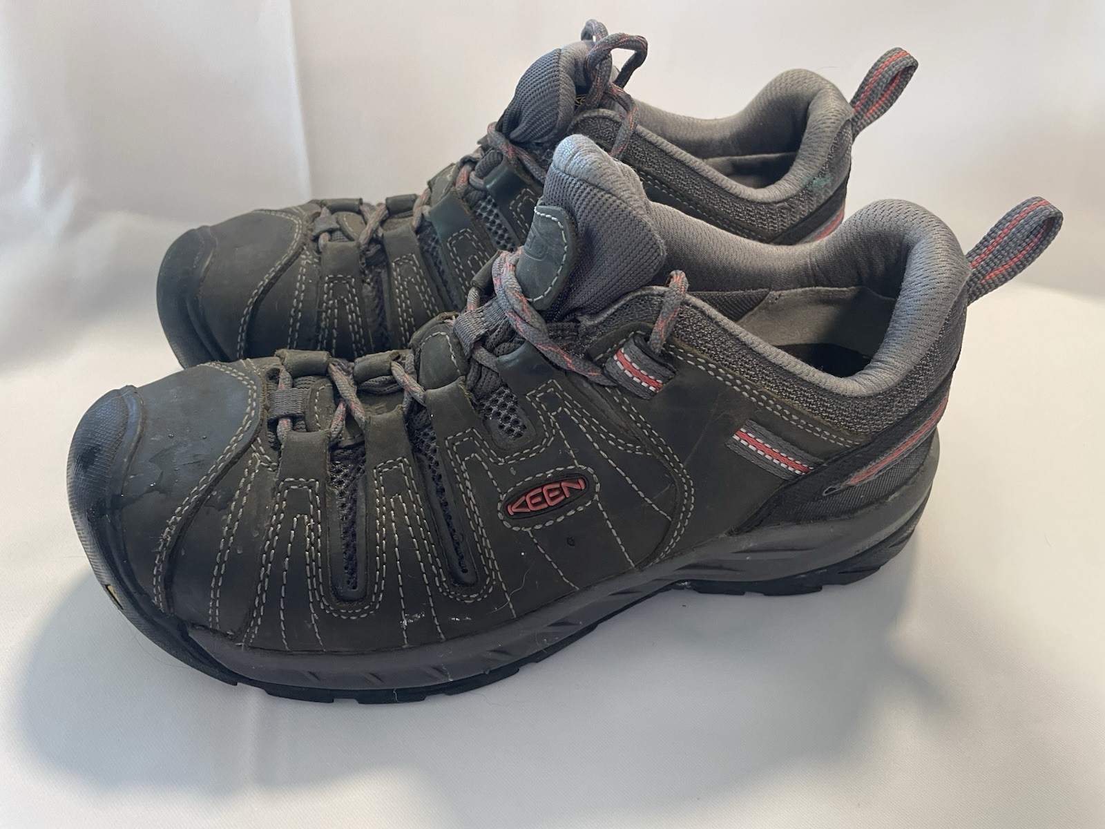 Stivali KEEN Tg 8M Punta Acciaio Utility Escursionismo Lavoro Scarpe Donna