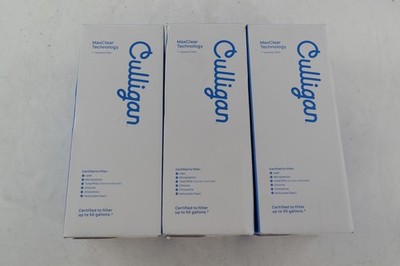 Culligan MaxClear 7in Ceramic Drinking Water Filter 3 Pack White Lead PFAS