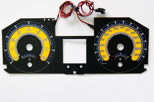 Renault Megane 2 Design 2 PLASMA TACHO GLOW GAUGES TACHOSCHEIBEN DIALS glow gaug - Bild 1 von 8