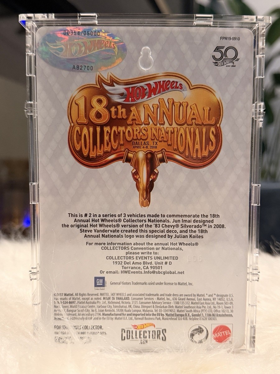 洋楽 HOT PRICE 1800 SERIES VOL.3 Hot Wheels 18th Annual Collectors Nationals 83 Chevy Silverado