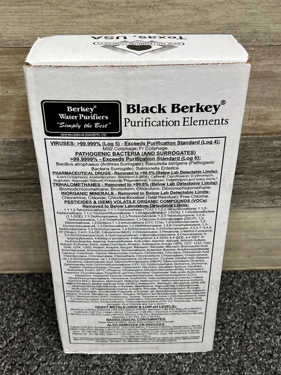 Berkey Black 2 Number in Pack Water Filters for sale | eBay