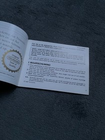 ₪PAS DE JEU₪ Notice Nintendo NES - FAH - Mach Rider