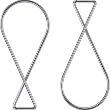 100 Pack Ceiling Hooks: T-Bar Clips for Drop Ceilings, Office, Classroom, Home &