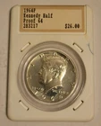 1964 Proof Kennedy Half Dollar, Vintage Hannes Tulving Old Holder,Hard to Find!