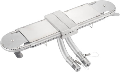 Universal Grill Replacement BBQ Adjustable Bar Burner Oblong Tube Burner for Bri