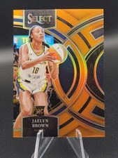2024 Panini Select WNBA - Premier Level Jaelyn Brown #181 Orange Prizm /125 21A