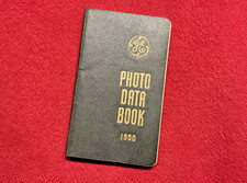 Vintage Photo Data Book GE 1950 130 Pages 3"x5"