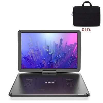 15.6  Screen Portable DVD Player 6 Hour Battery Supports USB/SD/DVD & TV Out