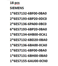 18 pcs SIEMENS