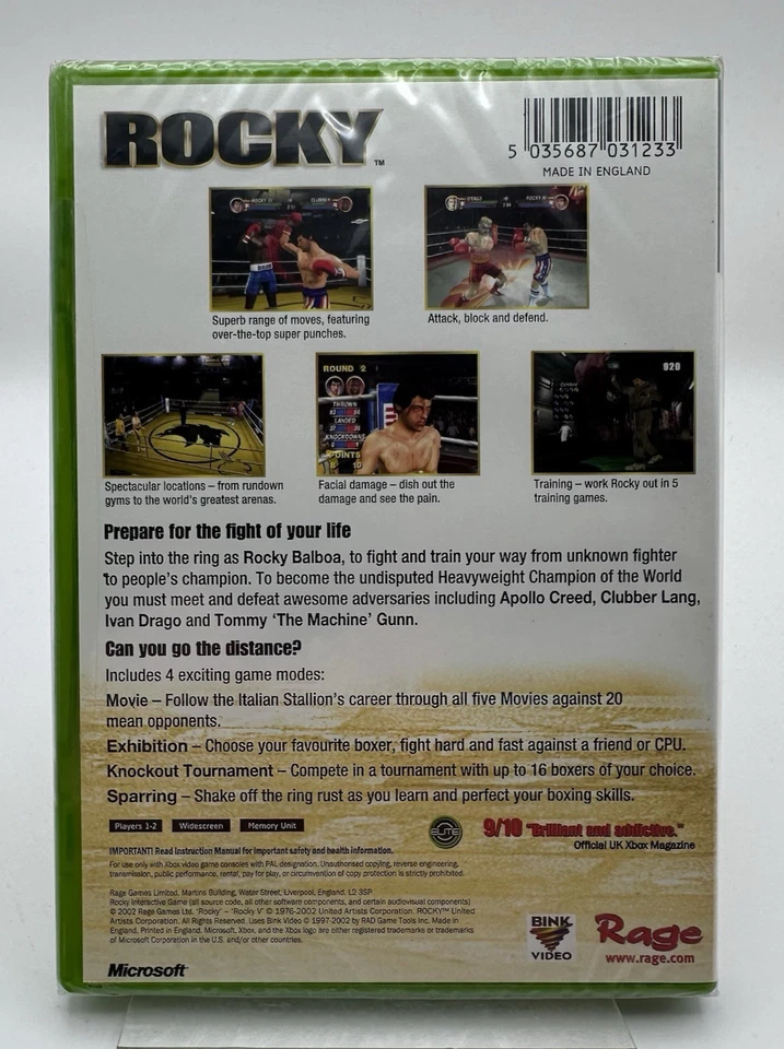 Xbox Rocky, UK Pal, Brand New & Factory Sealed - Image 2 of 4