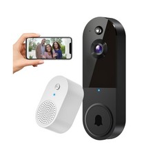 1080P Video Doorbell Camera Wireless with Doorbell Receiver, Cloud ... Fast Ship