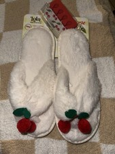 Lady Slippers Cherry Thong Style Size Large 8/9