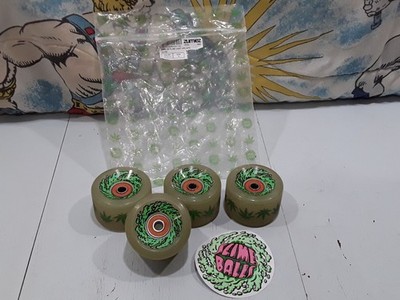 OG Slime Light Ups GITD Pot Leaf Slime Balls Zumiez Size 60mm **USED**